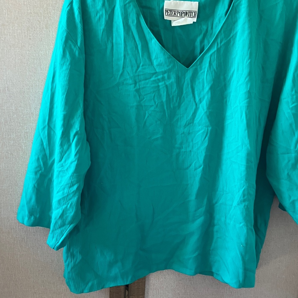 FINAL MARKDOWN Peter popovitch Women's Vibrant  Blouse medium
